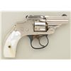 Image 2 : Smith & Wesson .32 Safety Hammerless  “Bicycle” Model DA revolver, .32 cal., 2”  barrel, nickel fini