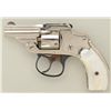 Image 3 : Smith & Wesson .32 Safety Hammerless  “Bicycle” Model DA revolver, .32 cal., 2”  barrel, nickel fini