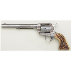 Colt SAA revolver, .32 WCF cal., 7-1/2”  barrel, blue and case hardened finish, thick  stag grips, #