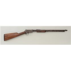 Winchester Model 06 pump action rifle, .22  short, long or LR cal., 20” round barrel,  blue finish,