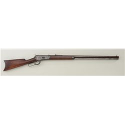 Winchester Model 1886 lever action rifle,  .38-56 WCF cal., 30” octagon barrel, blue and  case harde