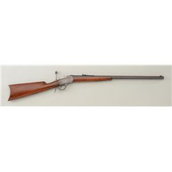 Winchester Low Wall single shot rifle, .22  short cal., 24-1/2” octagon barrel, blue  finish, wood s