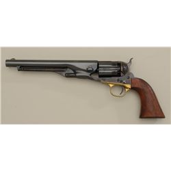 Colt Blackpowder Series Model 1860 fluted  Army percussion revolver, .44 cal., 8”  barrel, blue and 