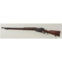 Winchester 1895 Military style musket in  7.62mm cal., with 27" barrel, #302342.  The  musket shows 