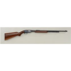 Winchester Model 61 pump action rifle, .22  short, long and LR cal., 24” round barrel,  blue finish,