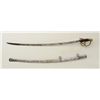 Image 1 : U.S. Model 1860 Cavalry saber by Ames dated  1865 and inspected by J.F.; good to very good  overall 