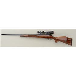 Weatherby Mark V Custom bolt-action rifle,  .340 Weatherby Mag. cal., 24-1/2” barrel,  black finish,