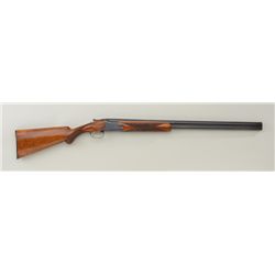 Belgian-made Browning Superposed O/U shotgun,  20 gauge, 2-3/4” chambers, 28” barrels, blue  finish,