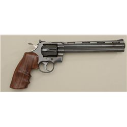 Colt Python Model DA revolver, .357 Magnum  cal., 8” ventilated rib barrel, blue finish,  deluxe cus