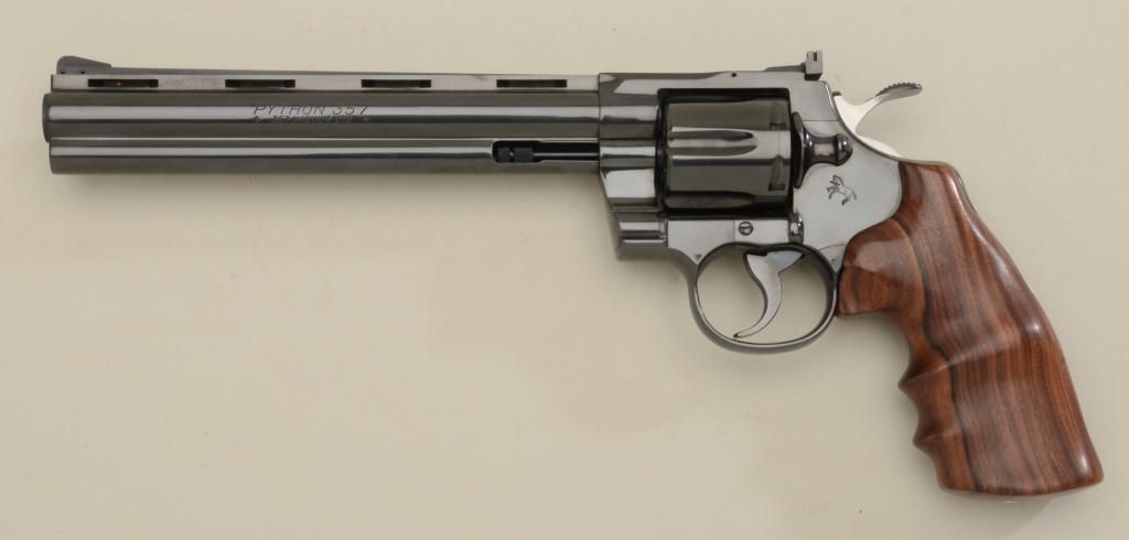 Colt Python Model DA revolver, .357 Magnum cal., 8” ventilated rib ...