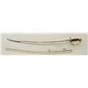 Image 2 : U.S. Model 1860 Cavalry saber by Mansfield  and Lamb dated 1865; re-nickeled blade and  scabbard; go