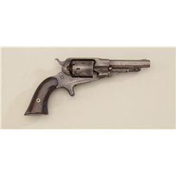 Remington Pocket revolver conversion, .31  cal., 3-1/2” octagon barrel, wood grips,  #22424. This gu