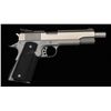 Image 2 : Detonics Scoremaster Model target semi-auto  pistol, .45 cal., 6” extended barrel,  stainless steel,