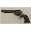 Image 2 : Colt SAA revolver, .45 cal., 5-1/2” barrel,  blue and case hardened finish, checkered  black hard ru