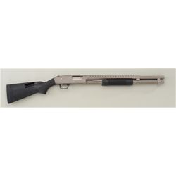 Mossberg Model 590 pump action shotgun, 12  gauge, 21” barrel, satin finish, black  polymer stocks,