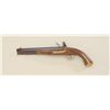 Image 1 : Modern copy of a Harper’s Ferry flintlock  pistol, .60 cal., 10” barrel, brown and case  hardened fi