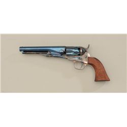 Italian Uberti copy of a Colt Model 1862  Police percussion revolver, .36 cal., 5-1/2”  barrel, blue