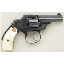 Smith & Wesson .32 Safety Hammerless DA  revolver, .32 S&W cal., unusual 2-1/2”  barrel, blue finish