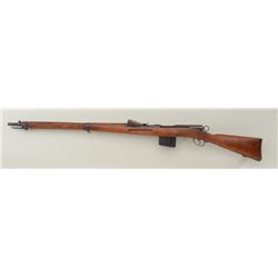 Schmidt-Rubin straight pull rifle, 7.65mm  cal., 30-1/2” barrel, blue finish, wood  stock, sling swi