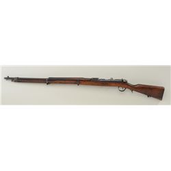 Austrian Steyr Model 1886 bolt-action rifle,  7.65mm cal., 32-1/2” barrel, blue finish,  wood stock,