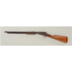 Winchester Model 06 pump action rifle, .22  short, long or long rifle cal, 20” round  barrel, brown