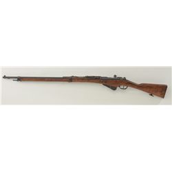 Lebel Model 1907-15 French bolt-action rifle,  8mm cal., 32” barrel, blue finish, full wood  stock,