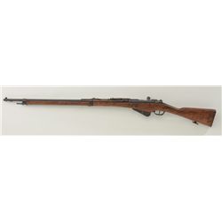 Lebel Model 1907-15 French bolt-action rifle,  8mm cal., 32” barrel, blue finish, full wood  stock, 