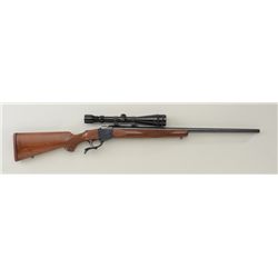 Ruger No. 1 single shot rifle, .220 Swift  cal., 26” round barrel, black finish,  checkered wood sto