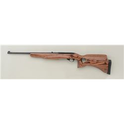 Ruger Model 10-22 semi-auto rifle, .22  caliber with after-market deluxe laminated  thumbhole stock,