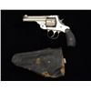 Image 1 : Harrington & Richardson DA top break  revolver, .38 cal., 3-1/4” barrel, nickel  finish, checkered b