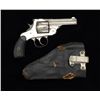 Image 3 : Harrington & Richardson DA top break  revolver, .38 cal., 3-1/4” barrel, nickel  finish, checkered b