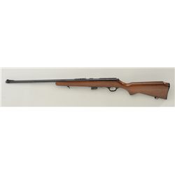 Glenfield model 25 magazine fed bolt action  rifle, #71388505, .22 S-L-LR, blued finish  with hardwo