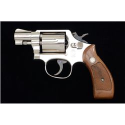 Smith & Wesson Model 10-7 DA revolver, .38  Special cal., 2” barrel, nickel finish,  checkered wood 