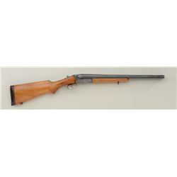 Stevens Model 311 SxS shotgun, 12 gauge,  2-3/4” chambers, 20” barrels, blue and case  hardened fini