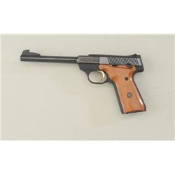 Browning Challenger, #655PZ02494, .22 LR,  6.75  barrel, blued finish, smooth wooden  medallion grip