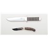 Image 2 : Lot of two custom knives by F. M. Kelley of  Modesto, CA and Boulder Creek, CA, both in  overall exc