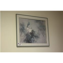 ASSORTED CAFETERIA ART, SIGNS AND SHADOW BOX