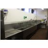 Image 2 : HOBART STAINLESS STEEL DISH WASHING STATION