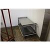 Image 1 : 2 TIER STAINLESS STEEL BUMPER PRODUCT CART