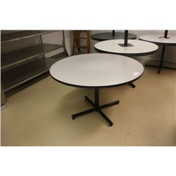 GREY CIRCULAR CAFE TABLE