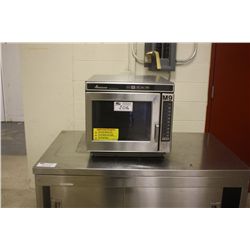 AMANA STAINLESS STEEL COMMERCIAL MICROWAVE OVEN