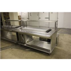 MERCO MOBILE STAINLESS STEEL HOT PLATE STATION