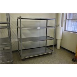 MOBILE 4 TIER PRODUCT CART