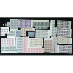 20+ Sheets Blocks of U.S. Stamps 1 Cent, 4 C