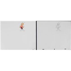 Posing Bee Original Animation Cheerios Drawing Cel Art