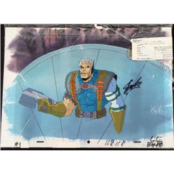 Orig X-Men Signed Stan Lee Cel Production Background