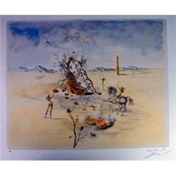 Salvador Dali Interpretation Art Print Cosmic Horseman