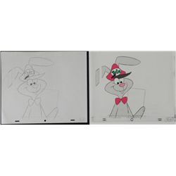 Production Floppy Ears Original Cel Trix Drawing Rabbit
