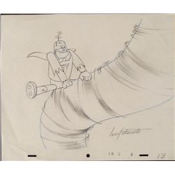 Frankenstein Jr Signed Drawing Original Animation