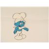 Image 2 : The Smurfs Animation Cel Chef Original Dinner Time